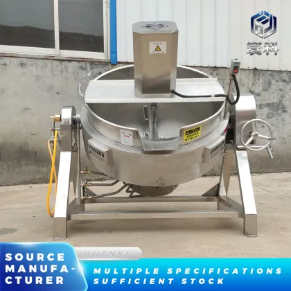 Gas Heated Jacketed Kettle for Industrial Use