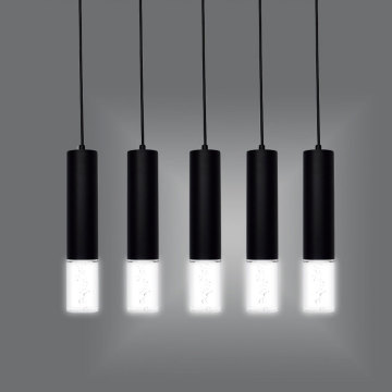 Lampadario cilindrico a tubo lungo Lampada da tavolo da bar a LED