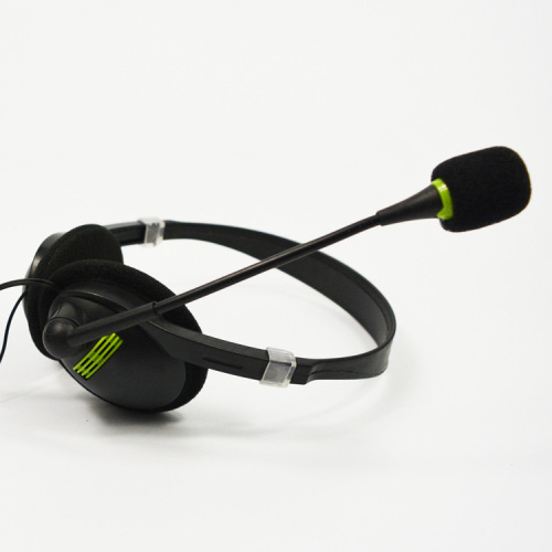 Headset USB dengan Mikrofon Komputer Headphone