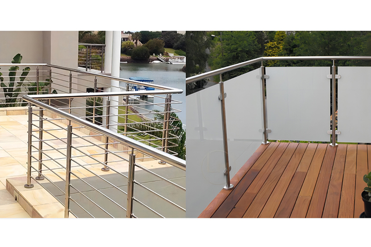 stainless steel banister