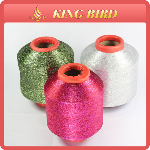 red color embroidery metallic yarn