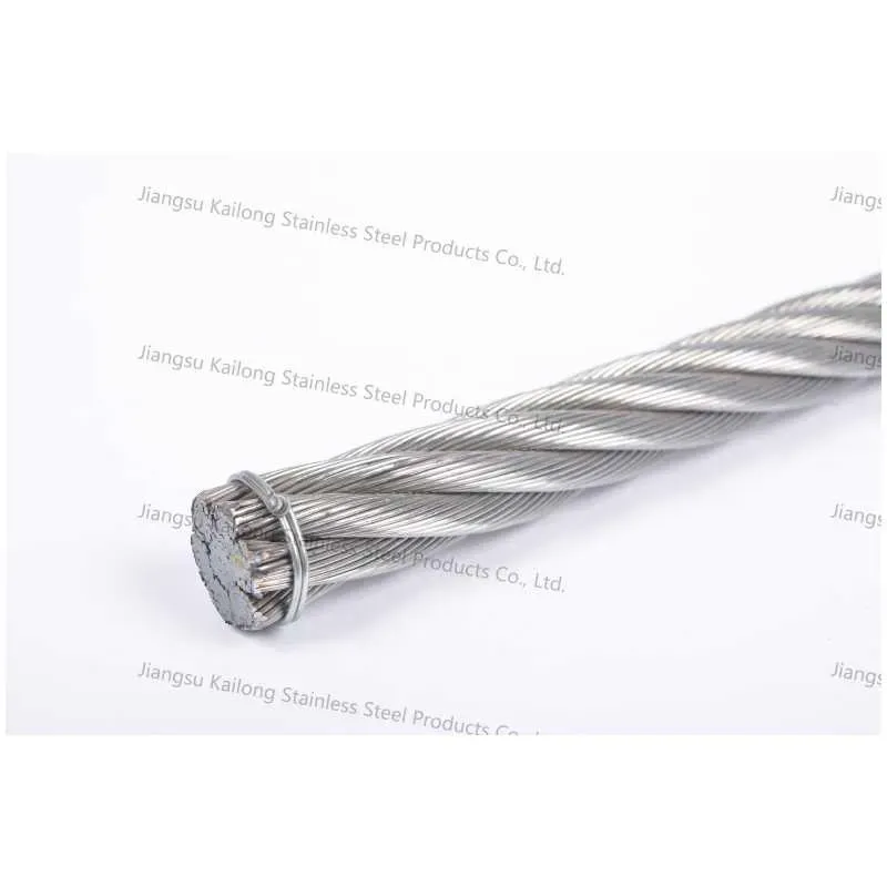 304 Stainless Steel Wire Rope for Lifting and Slings