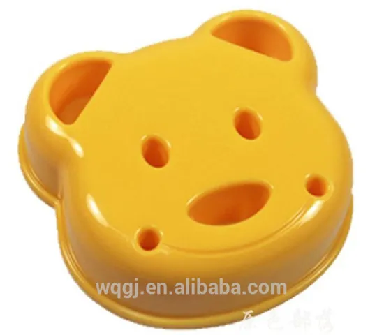 Food Safe Plastic Bear Shape Sandwich Cutter DIY Bread Mold