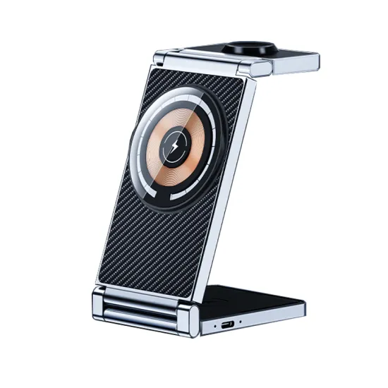 3 In 1 Foldable 15W Portable Magnetic Wireless Charger