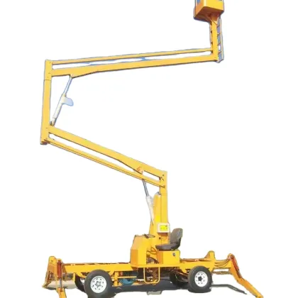 Towable Boom Lift for Construction Sites