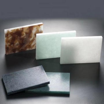 Hot Style Artificial Stone Transparent Jade Glass Slabs for Flooring Tile