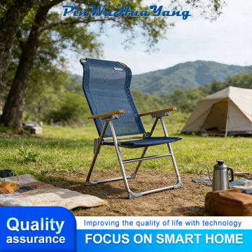 Chaise de camping pliante confortable pour les aventures en plein air
