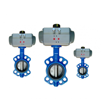 low price stainless steel pneumatic butterfly valve