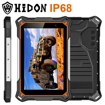 HiDON Android Rugged Tablets Android 9.0 IP68 1200*1920 8 Inch 4+64GB Octa-Core Waterproof Compter with GSM