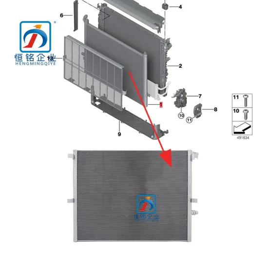 5 Series G38 G30 G31 Radiator & Intercooler - Coolant 17118664919