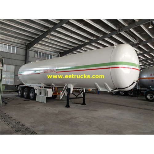 54m3 Tri-trục Propane Gas giao hàng Trailers