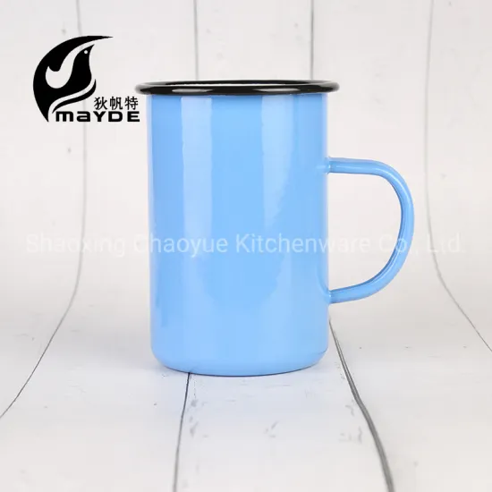Blue and White Enamelware Espresso Cup Bulk