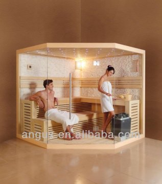 220-380V Hot sale Diamond Shape Full Glass Sauna room YH-1101