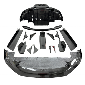 Custom Maserati MC20 Accessories: 7D Style Dry Carbon Fiber Body Kit Upgrade