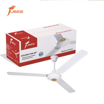 60 Inch Industrial Ceiling Fan with Electric Power Source and Metal Blades