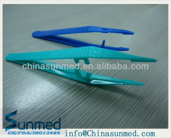 High quality Medical plastic tweezers plastic forcep