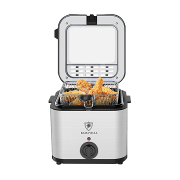 Professional Large Capacity Industrial Stainless Steel 2.5L Electric Deep Oil Fryer: High-Quality Cooking Solutions