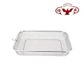 Giỏ vuông inox có vòng treo