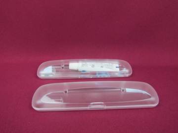 OEM customized logo plastic toothbrush box with wholesale price
