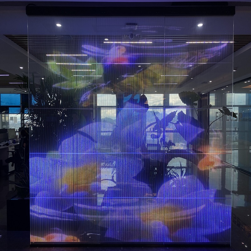 LED Glass Display Advertising