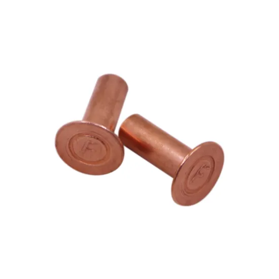 Hot Sell Truck Brake Systems: Coated Zinc Fully Tubular Steel Brake Shoe Lining Rivets 6x18mm Flat Head