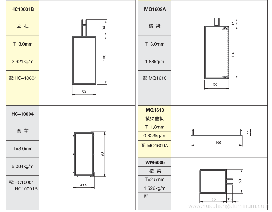 Aluminum alloy broken bridge curtain walls