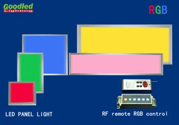 10w 800lm Surface Mounted Rgb Led Panel Light 180x180 Mm Rf Remote Control