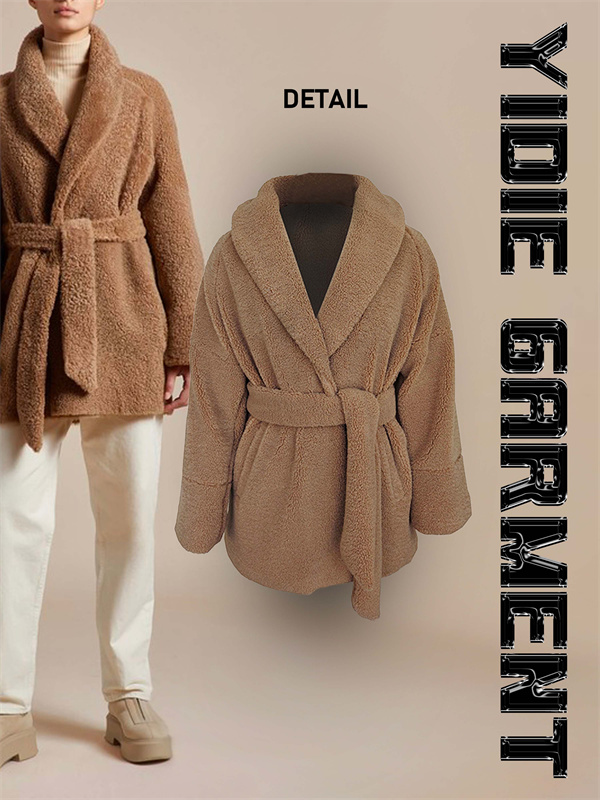 Großhandel umweltfreundlich übergroße 100% Polyester Sherpa-Jacke