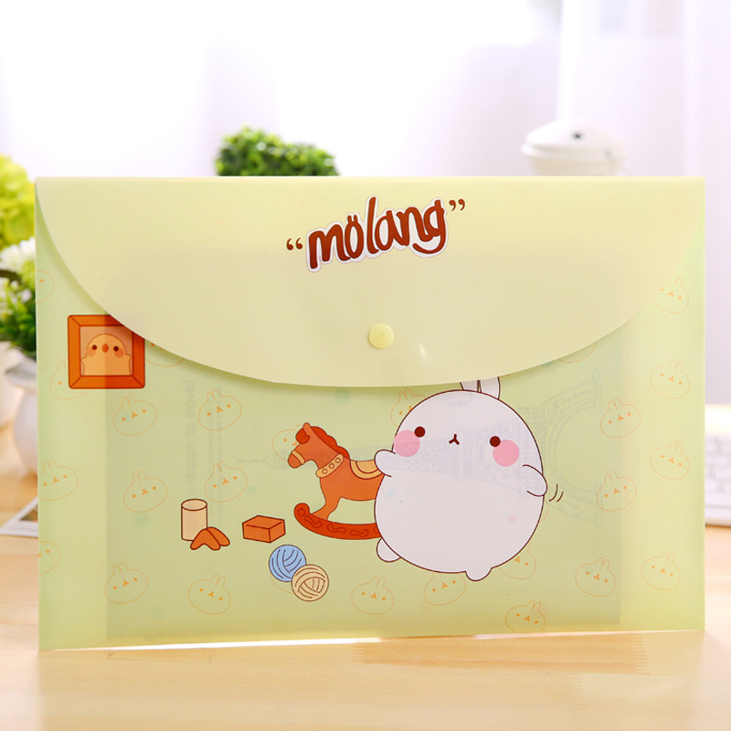 1 Pc Creative Fresh Potatoes Paper Bag PVC Materials File Bag Cute Document Bags Office and School Supplies File Folder