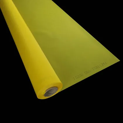 100% Polyester Yellow Screen Mesh 180Mesh 48UM Made in Anhui
