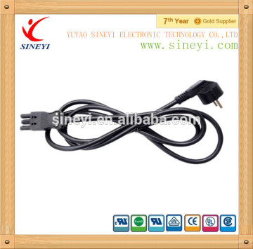 GST18 female connector with VDE wire and Europe CEE7 SCHUKO