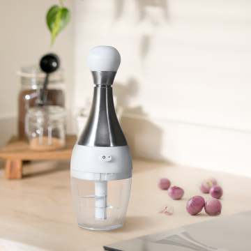 Premium Multi-functional Food Grater & Chopper - 3 Blade Garlic Press & Onion Chopper