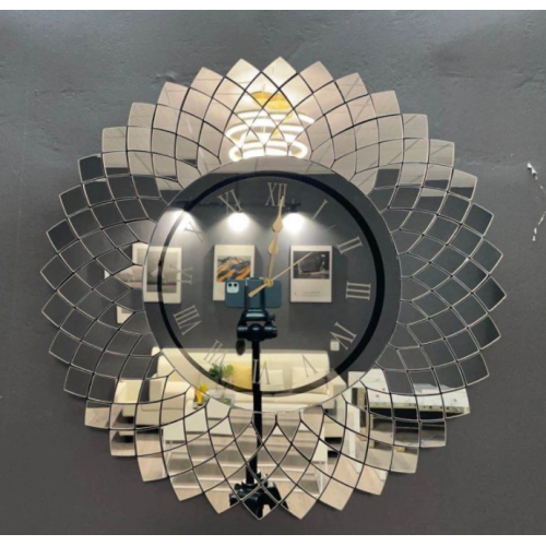 Horloge murale miroir pour vente en ligne bon marché