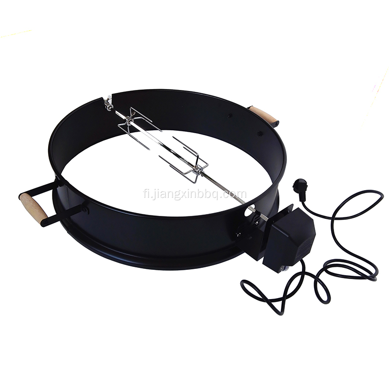 57 cm hiilen BBQ vedenkeitin Rotisserie Ring