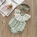 Baby Romper Baby Triangle Cotton Mesh Sleeveless One-Piece Romper Manufactory