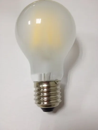 frosted glass lamp A60 8W led filament bulb