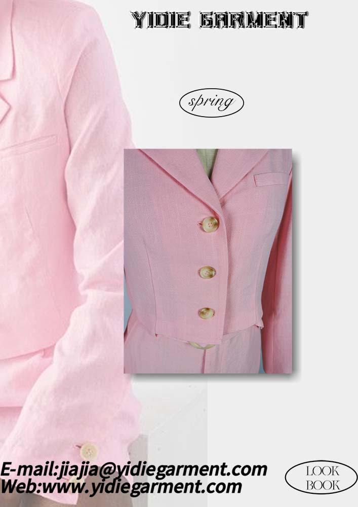 Pink Jacket Suit