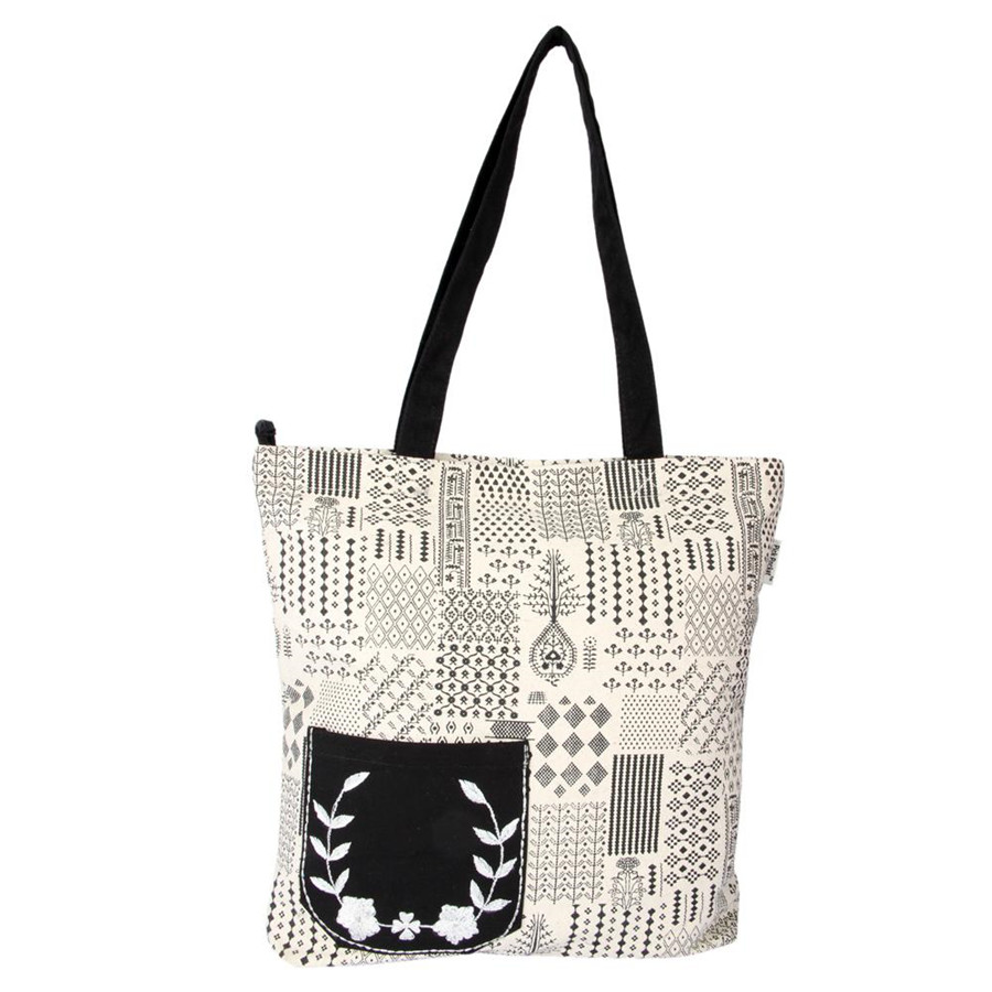 Simple Casual canvas handbag for girl
