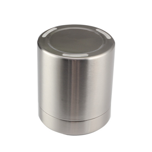 Brushed Stainless Steel Mini Countertop Trash Can