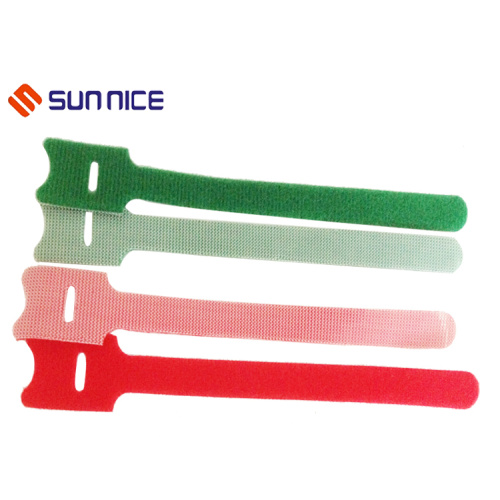 Customized Printed Hook and Loop Colored Cable Tie