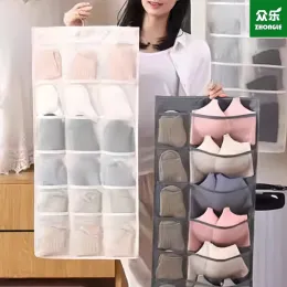 Multi-layer wall-mounted storage bag wardrobe