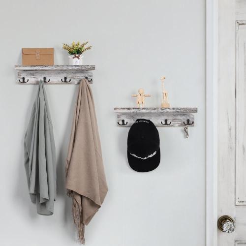 Farmhouse Style Wall Mounted Coat Rack