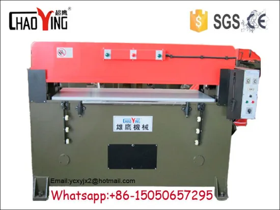 Xiongying hydraulic leather cutting press/precision four column cutting machine with CE/SGS/ISO9001