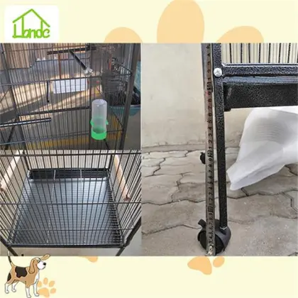 Large Steel Pet Parrot Cage with Roof