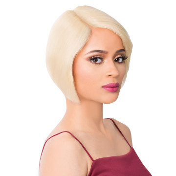 100% HUMAN HAIR BLONDE LACE FRONT WIG