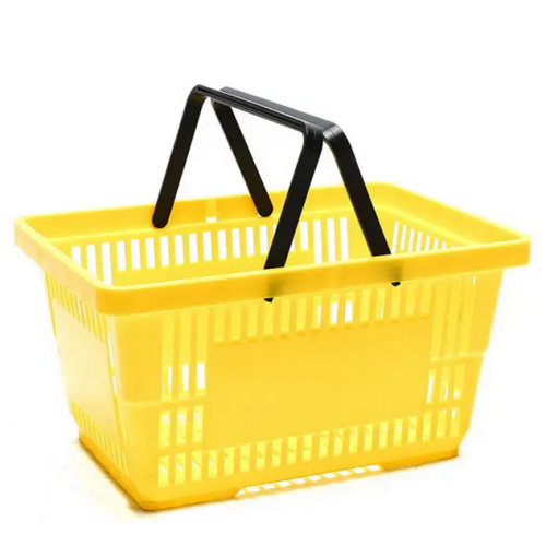 Plastic Supermarket Shopping Hand Basket