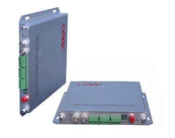 1 Channel Bi-direction Video / Audio / Data Fiber Optic Transceiver 75Ω Impedance