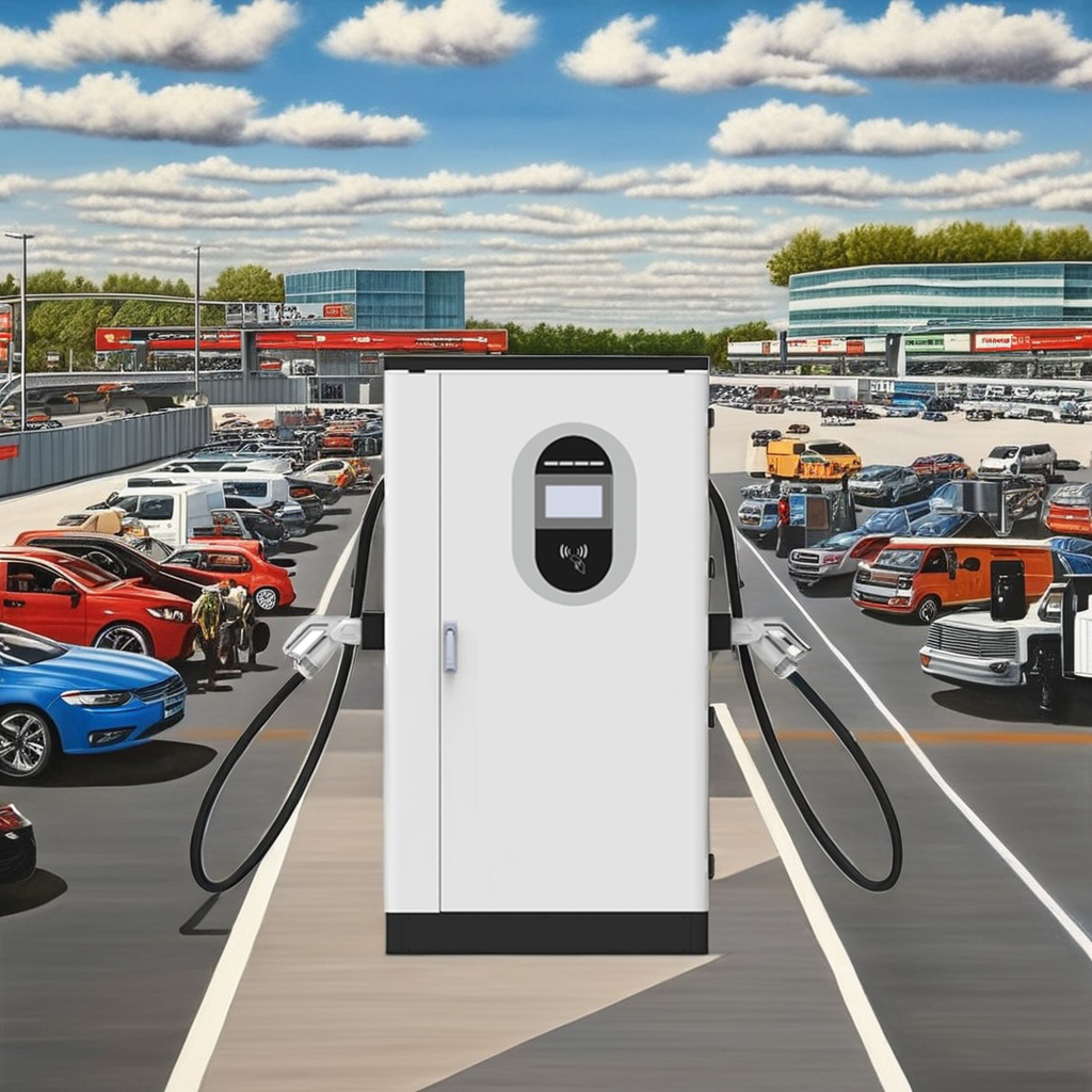 320kw Floor-standing Rfid Ev Charging Pile With Ccs And Chademo, 380v ...