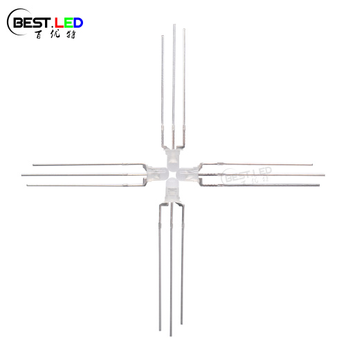 Bi-color LED 3mm Blue Green Common Cathode
