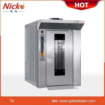 32 Trays Gas Rotary Bread Baking Oven